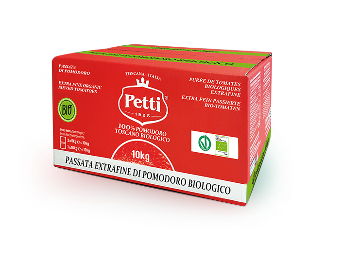 "Il Delicato Bio" Extra Fine Organic sieved tomatoes - Petti Tomato - Food Service