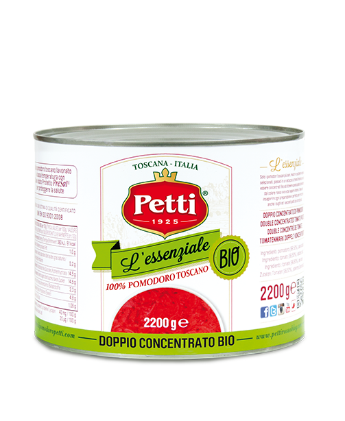 "L'Essenziale Bio" - Petti organic double concetrated tomatoes - Food Service