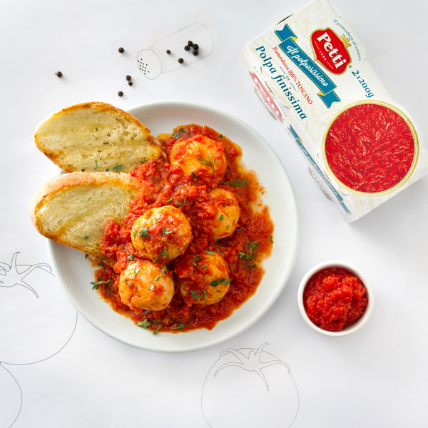 Polpette di pesce al sugo: la ricetta | Pomodoro Petti