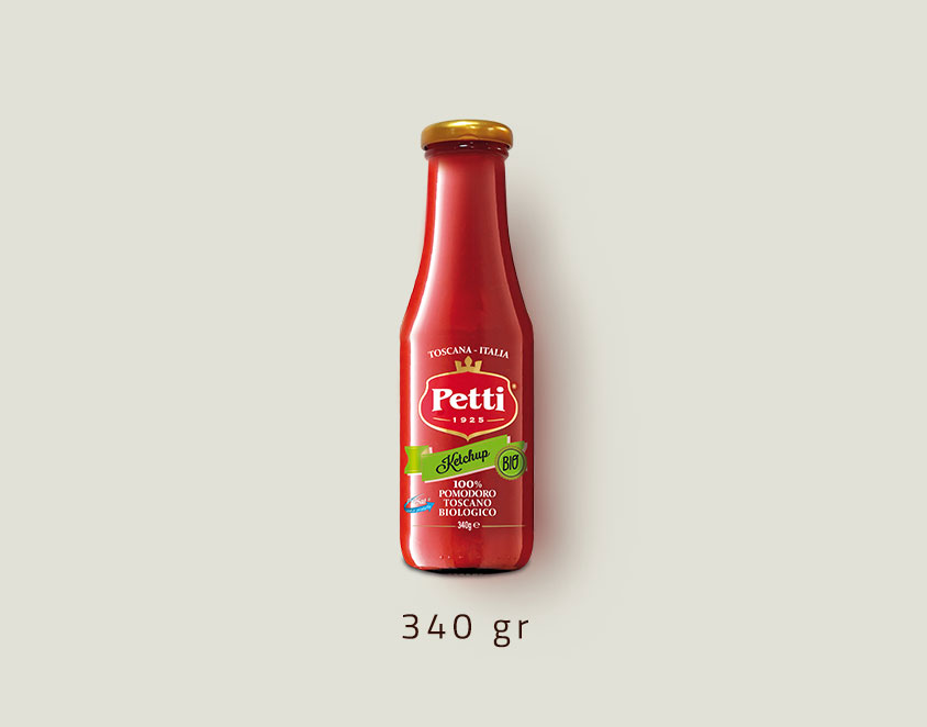 Il Ketchup Bio: confezione da 340 grammi